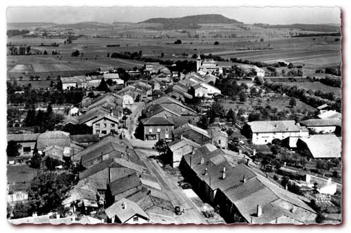 Vue aérienne du village