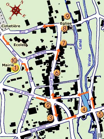 carte du village